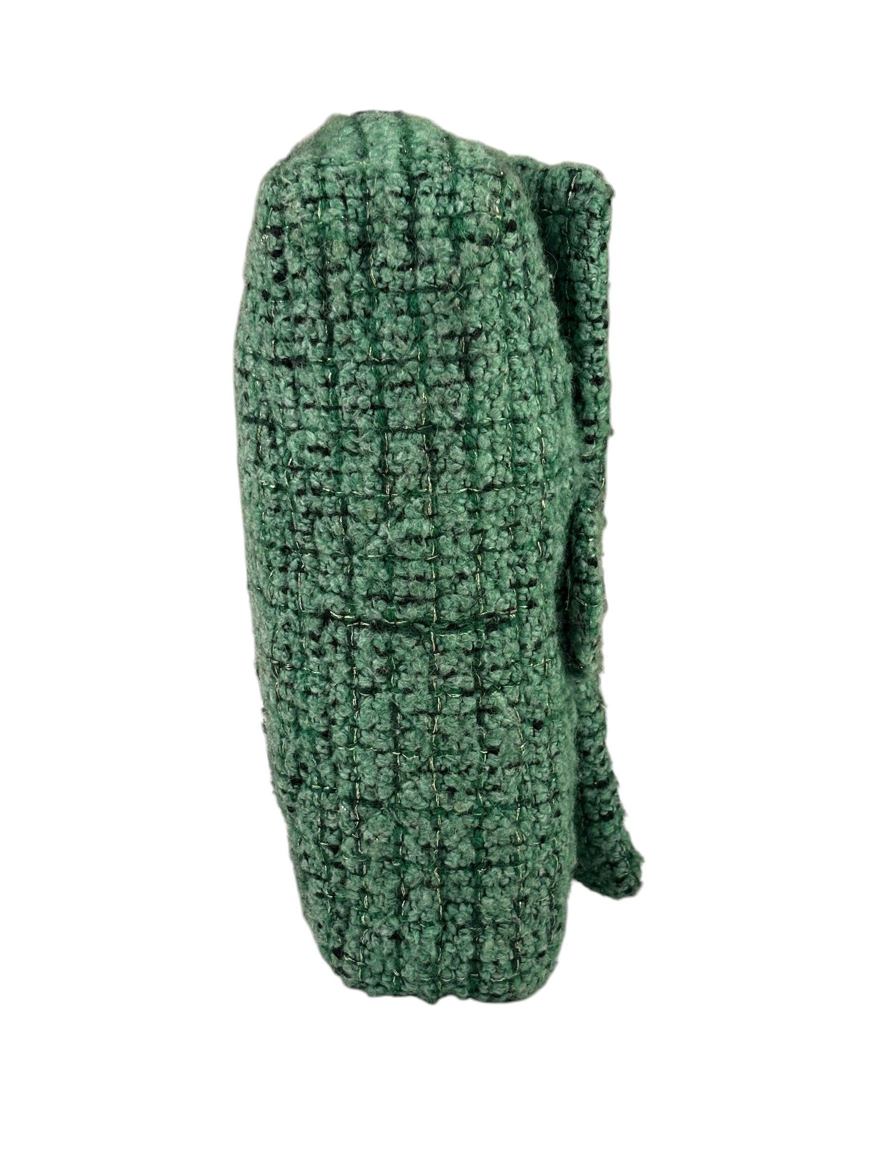 Chanel Green Tweed Easy Reissue Flap Bag 2009