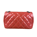 Chanel Pink Patent Quilted Small Coco Shine Flap Bag 2014