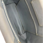 Hermes Light Blue Canvas Leather Trim Cabag Elan Tote