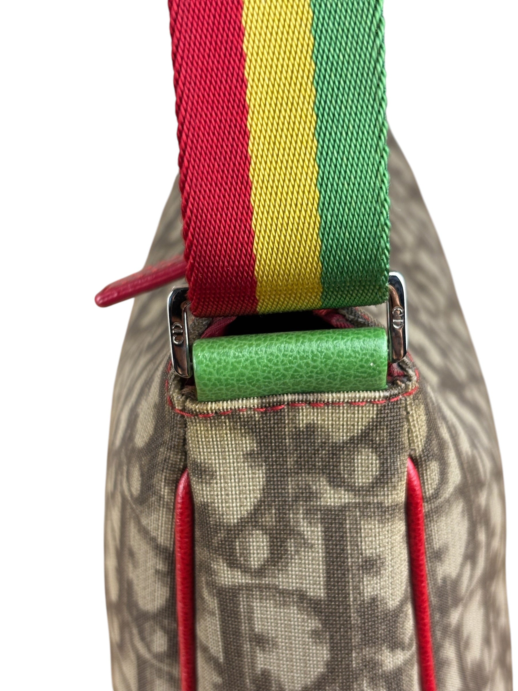 Christian Dior Vintage Rasta Trotter Crossbody Bag