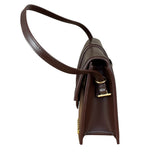 Jacquemus Dark Brown Leather Le Bambino Shoulder Bag