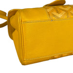 Goyard Mini Goyardine Soft Saigon Top Handle Bag Yellow