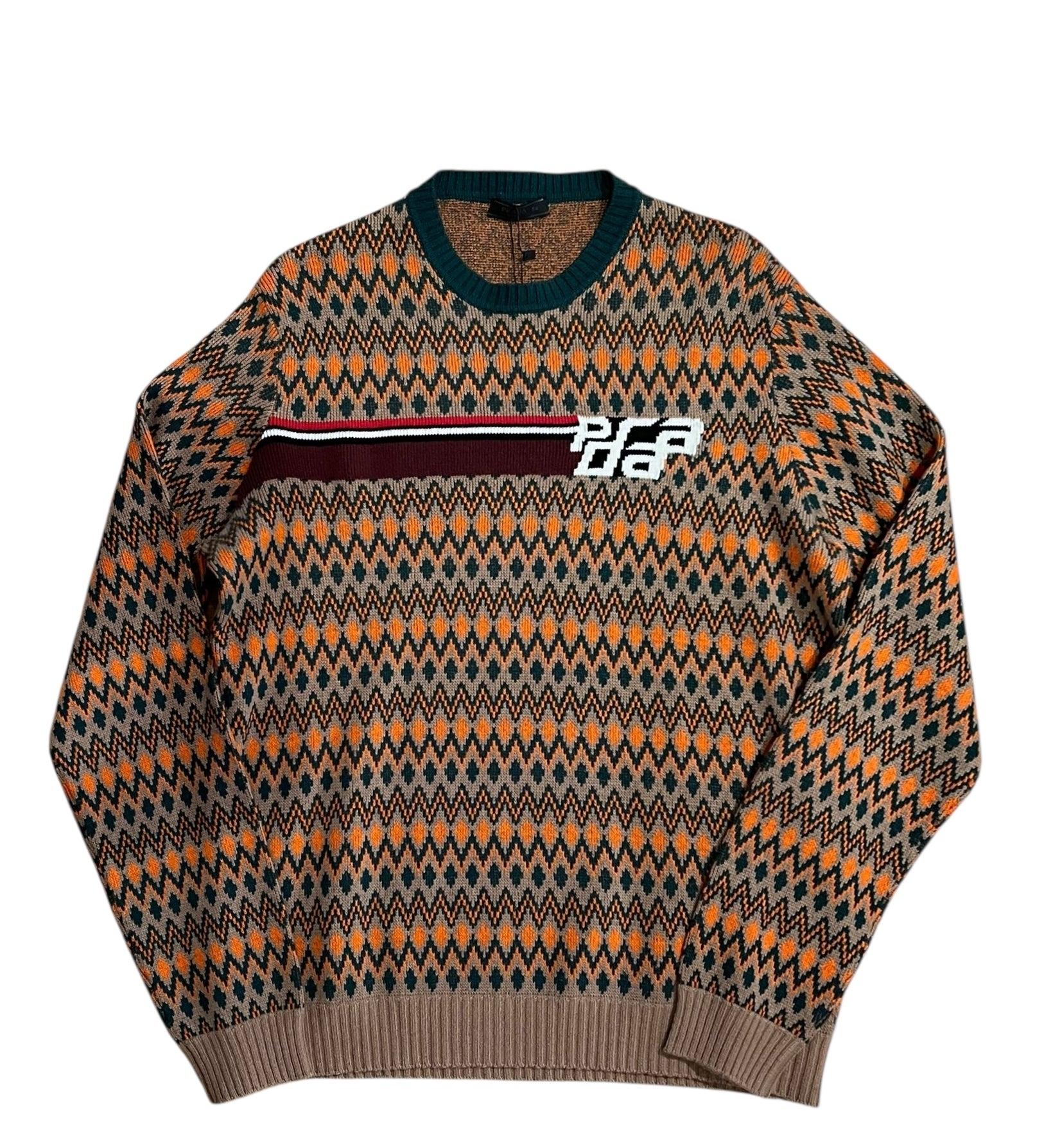 Prada 2018 Wool/Cashmere Patterned Sweater