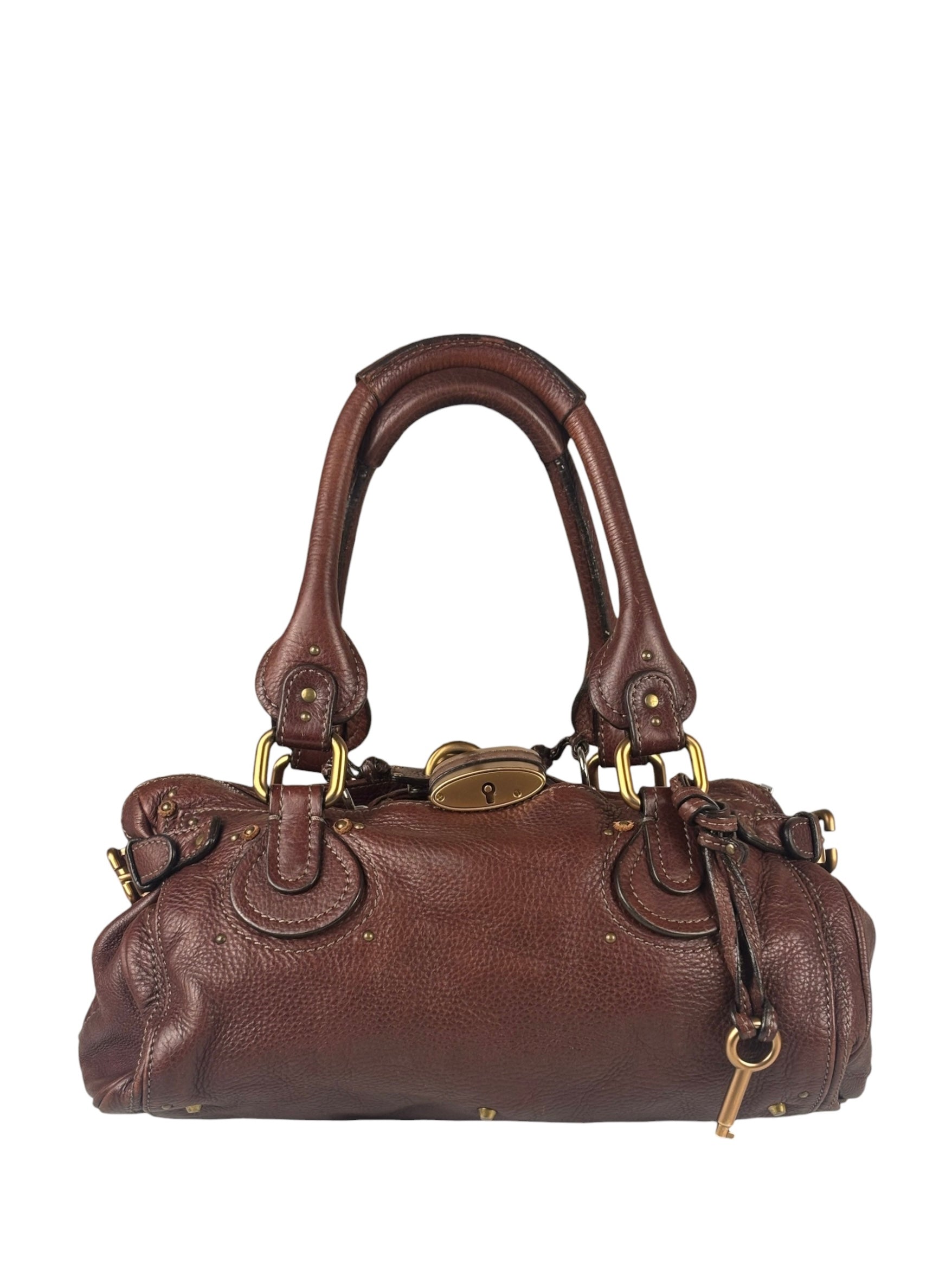 Chloe Paddington Brown Leather Handbag