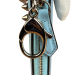 Fendi Monsters Blue Leather Key Wallet