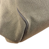 Bottega Venta Vintage Olive/Brown Canvas Large Shopper Shoulder Bag