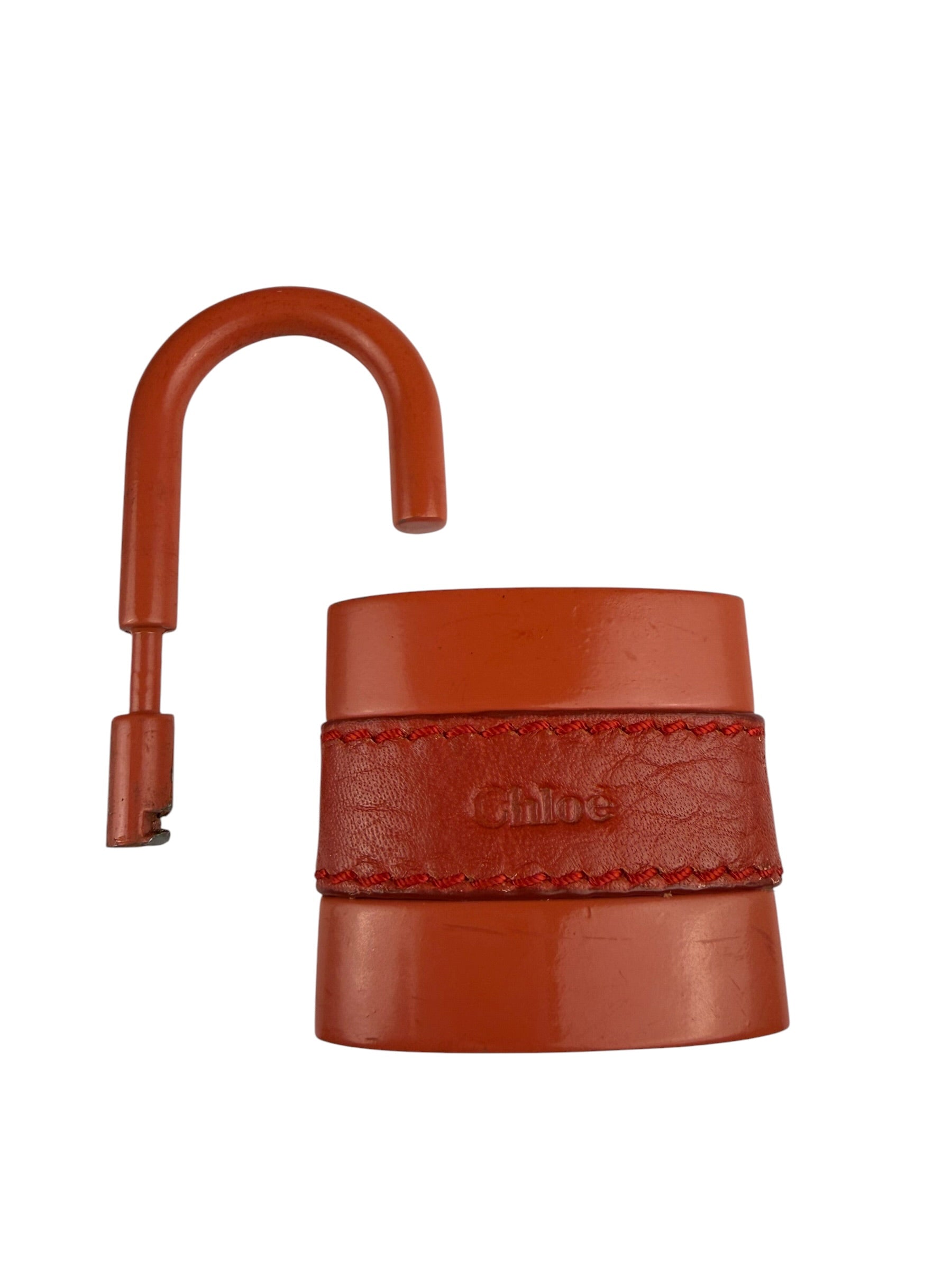 Chloé Vintage Red Leather Paddington Bag (Broken Lock