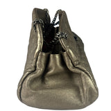 Chanel Metallic Gold Quilted Caviar Just Mademoiselle Bowling Bag 2010