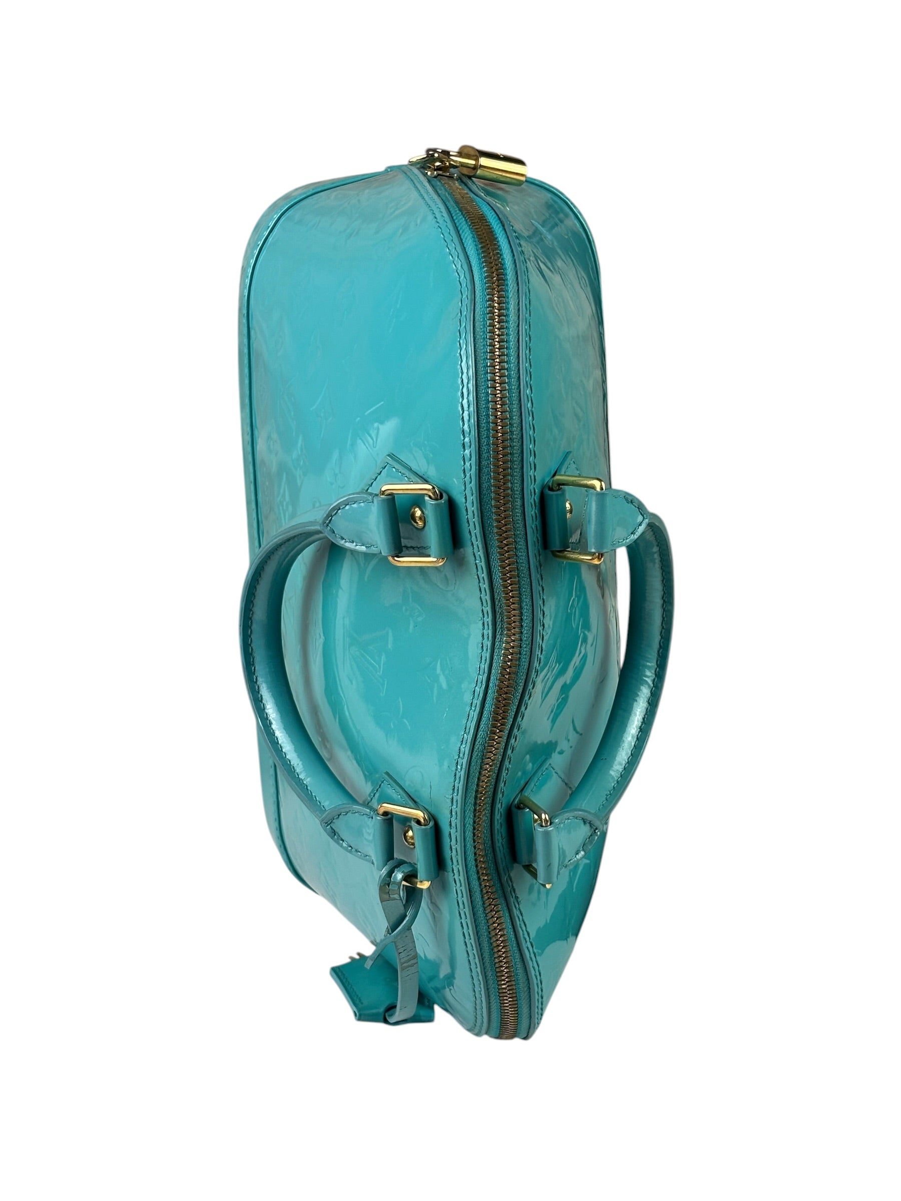 Louis Vuitton Blue Lagoon Vernis Alma GM