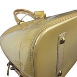 Louis Vuitton Yellow Monogram Vernis Alma Handbag