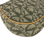 Christian Dior Vintage Green Trotter Saddle Pochette