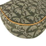 Christian Dior Vintage Green Trotter Saddle Pochette