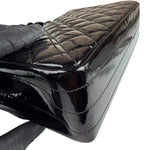Chanel Vintage Black Leather In The Business Flap Handbag 1996