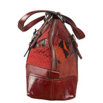Coach Red Leather Patchwork Handbag