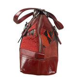 Coach Red Leather Patchwork Handbag