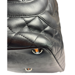 Chanel Black Quilted Calfskin Cambon Ligne Tote 2003