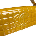Chanel Vintage East West Patent Flap Bag