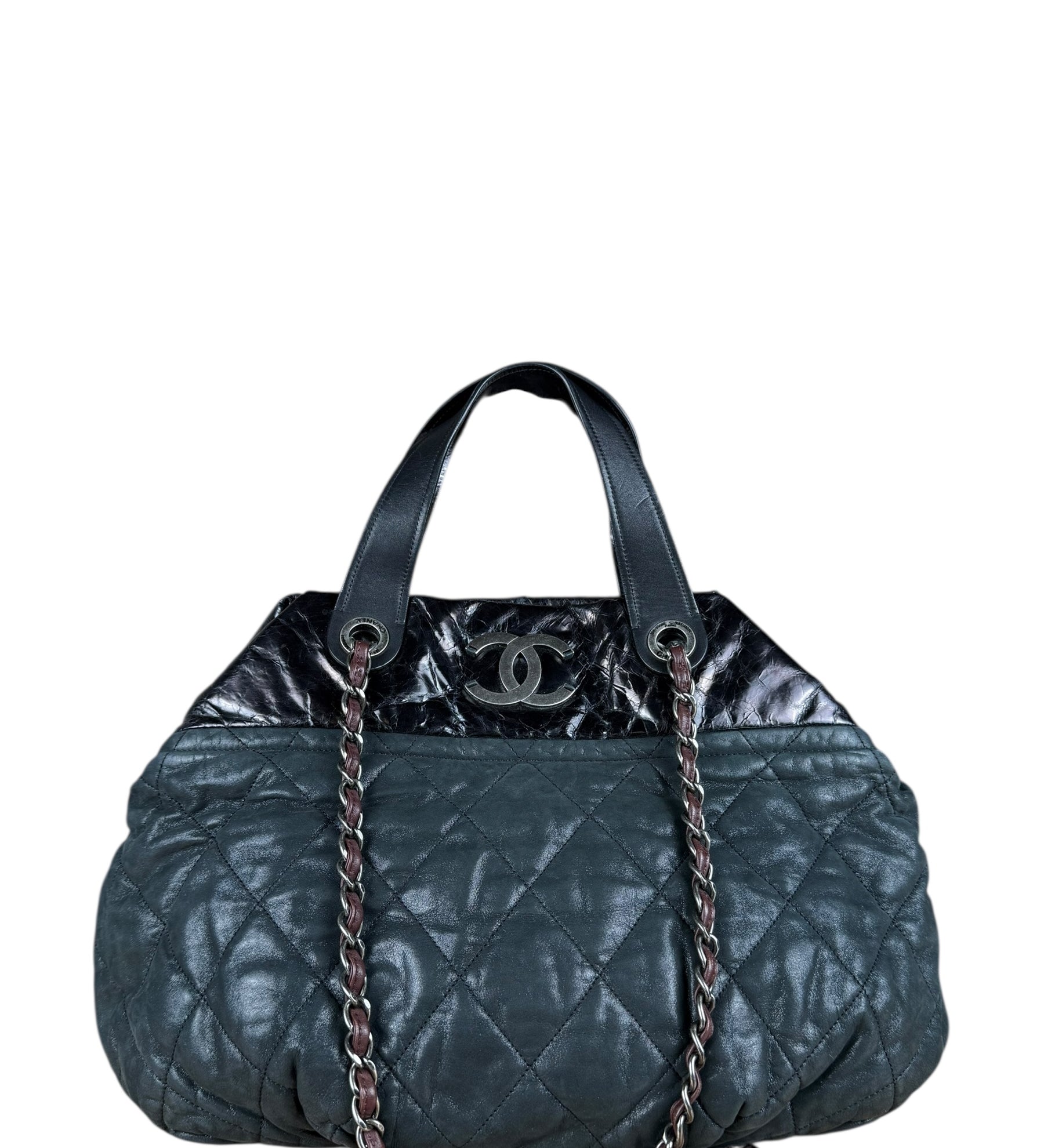 Chanel Matelasse In The Mix Leather Chain Tote '09