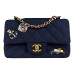 Chanel Quilted Navy Paris Hamburg Collection 2018