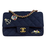 Chanel Quilted Navy Paris Hamburg Collection 2018