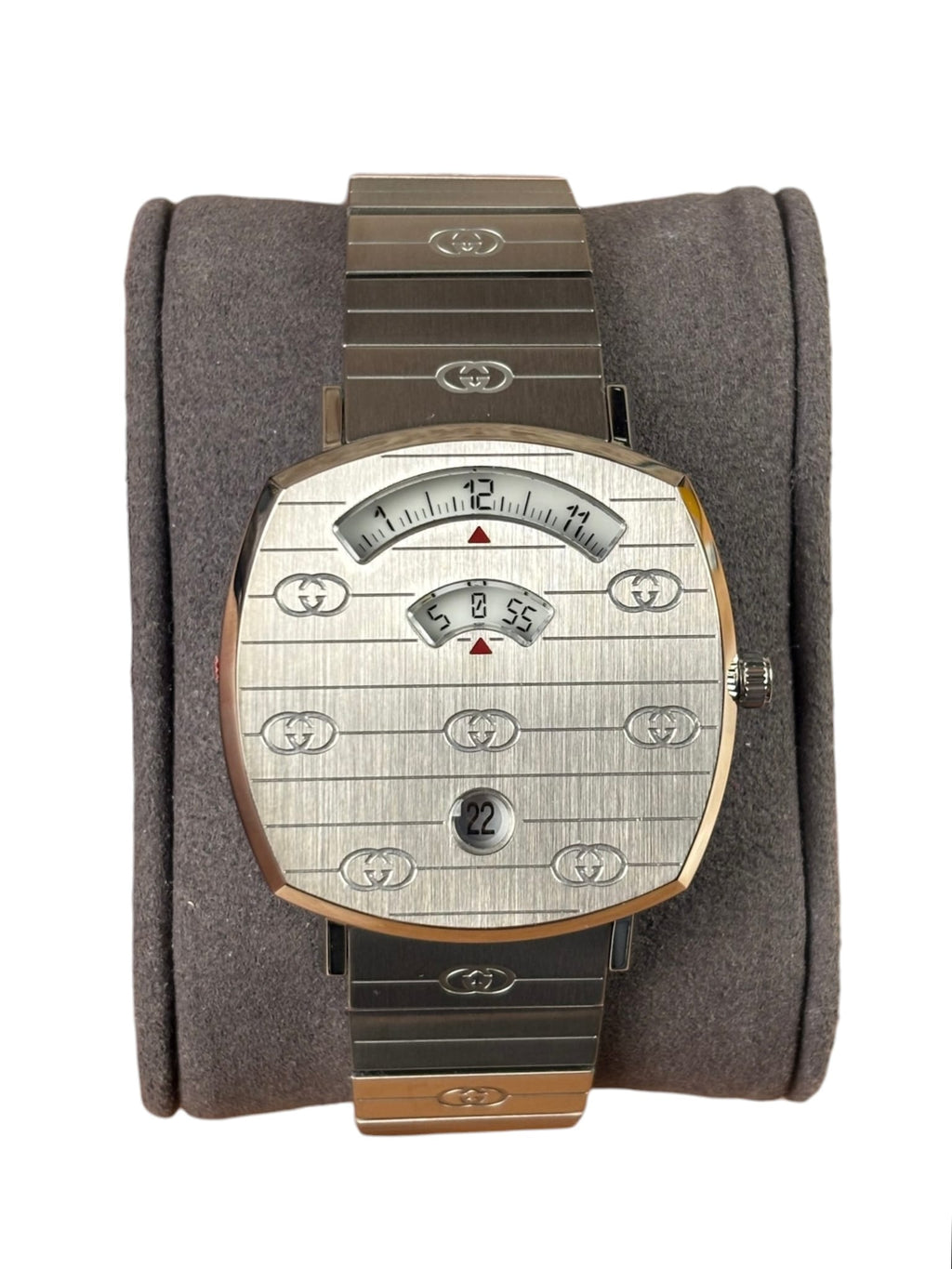 Gucci 157.4 Grip Stainless Steel Watch