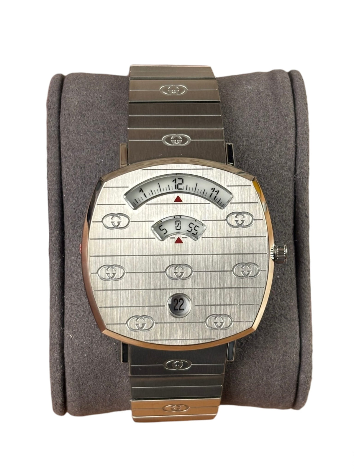 Gucci 157.4 Grip Stainless Steel Watch