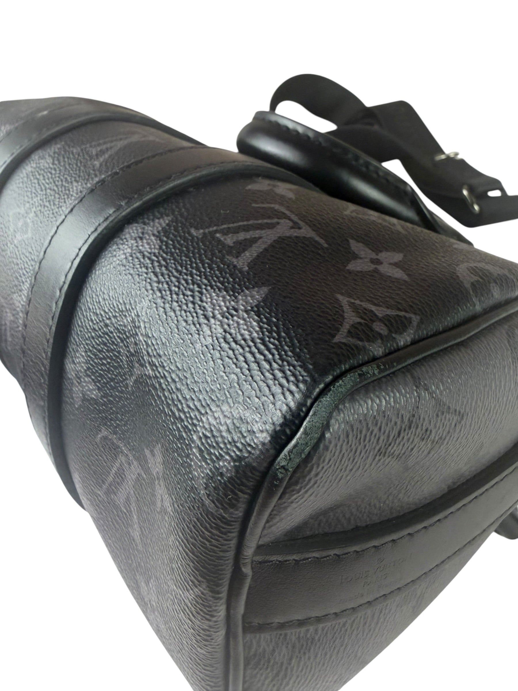 Louis Vuitton Grey Monogram Keepall Bandoulière 25
