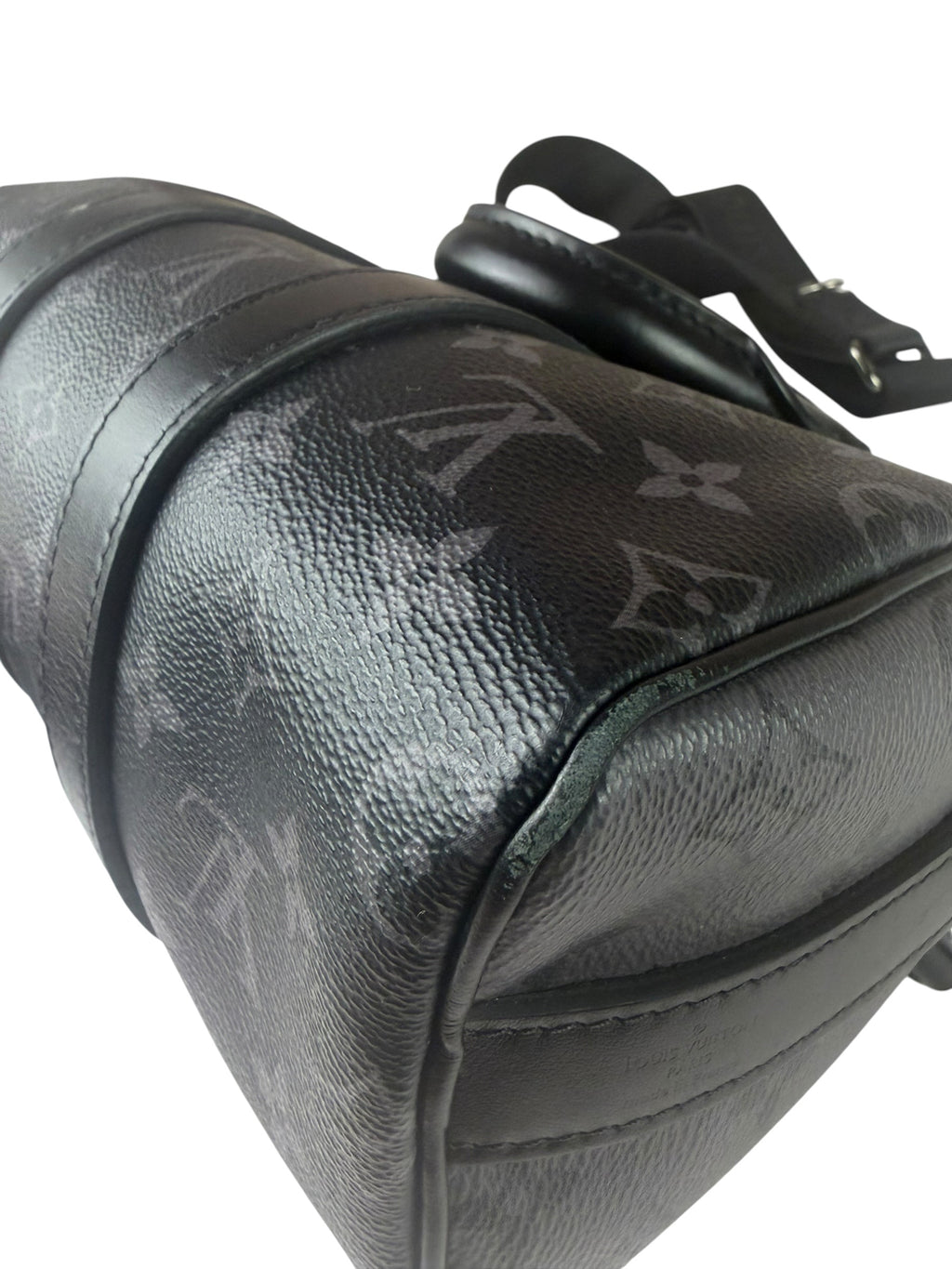 Louis Vuitton Grey Monogram Keepall Bandoulière 25