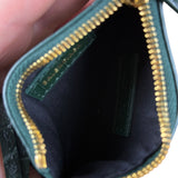 Balenciaga Green Zip Pouch