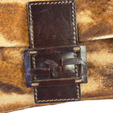 Fendi Pony Hair/Leather Trim Baguette