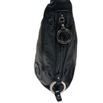 Fendi Black Leather Hobo Bag