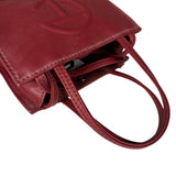 Telfar Small Maroon Shopping Tote