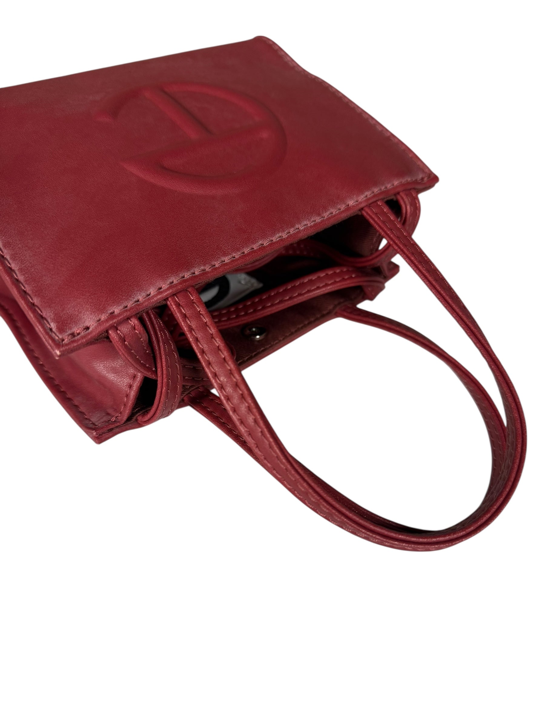Telfar Small Maroon Shopping Tote