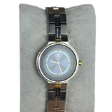 YSL Blue Circle Dial Stainless Band
