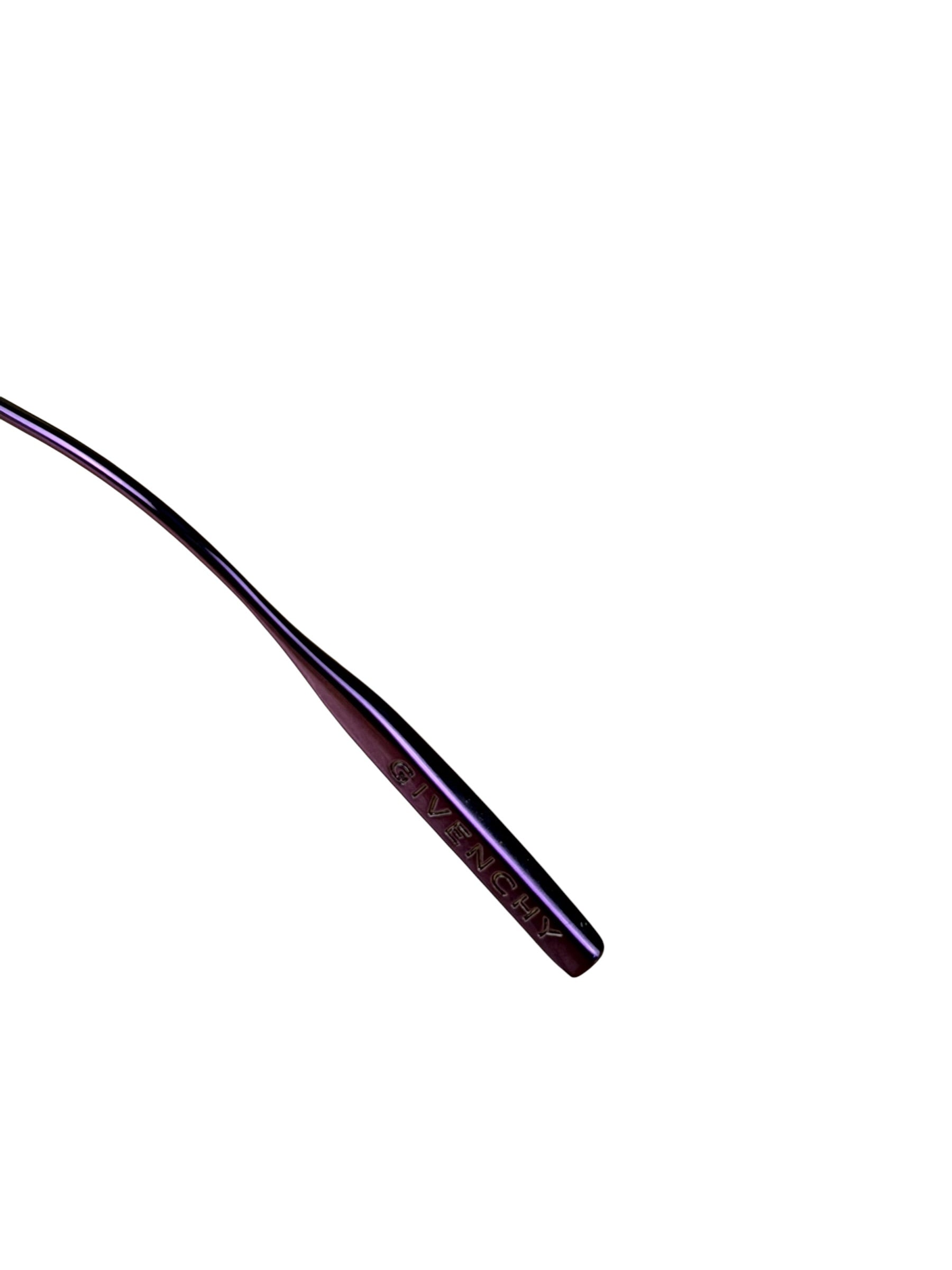 Givenchy Purple Metal Frame Sunglasses