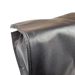 Telfar Black Leather Unisex Shopping Bag