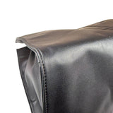 Telfar Black Leather Unisex Shopping Bag