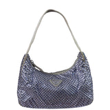 Prada Purple Crystal Re-Edition Pochette