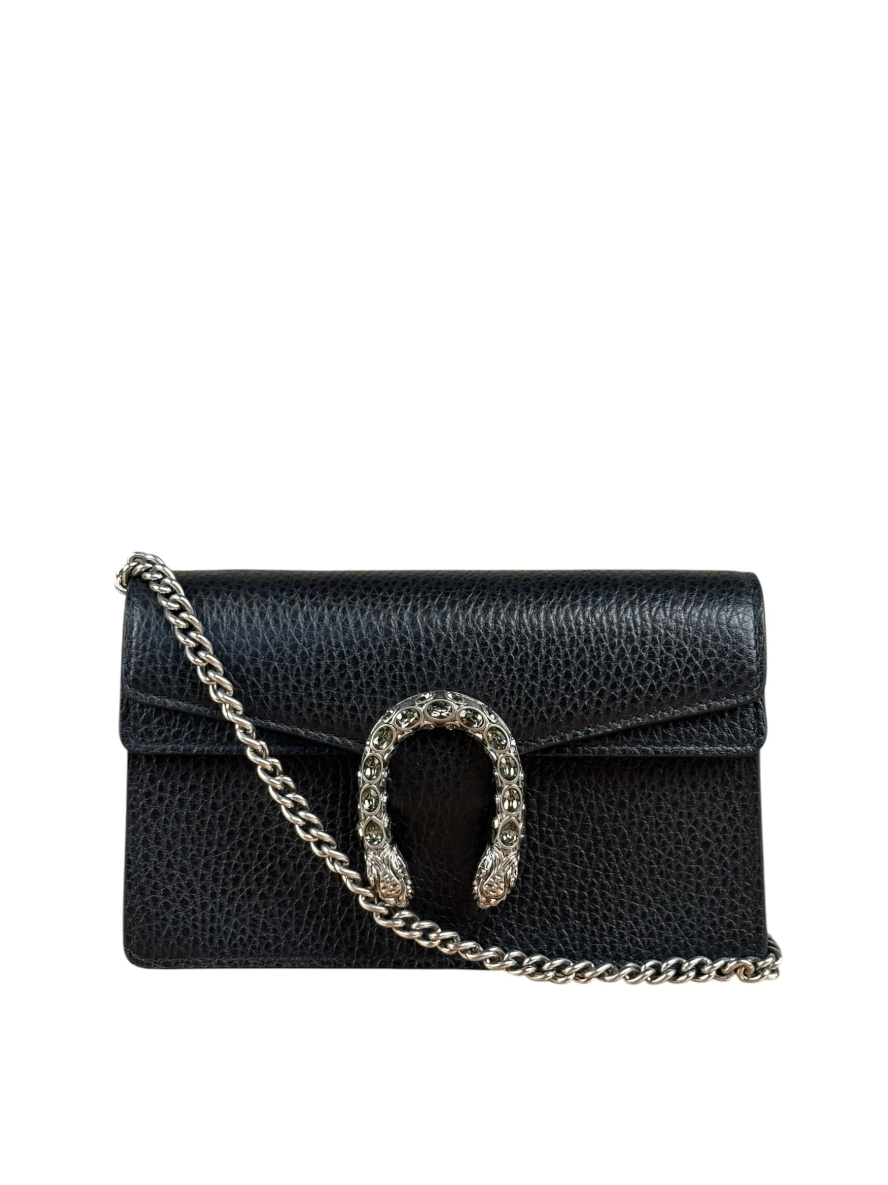 Gucci  Black Dionysus Super Mini Shoulder Bag