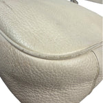 Coach Cream Pebbled Leather Hobo Bag
