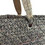 Chanel Grey Tweed Cambon Line Tote Bag 2004