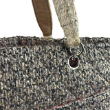 Chanel Grey Tweed Cambon Line Tote Bag 2004