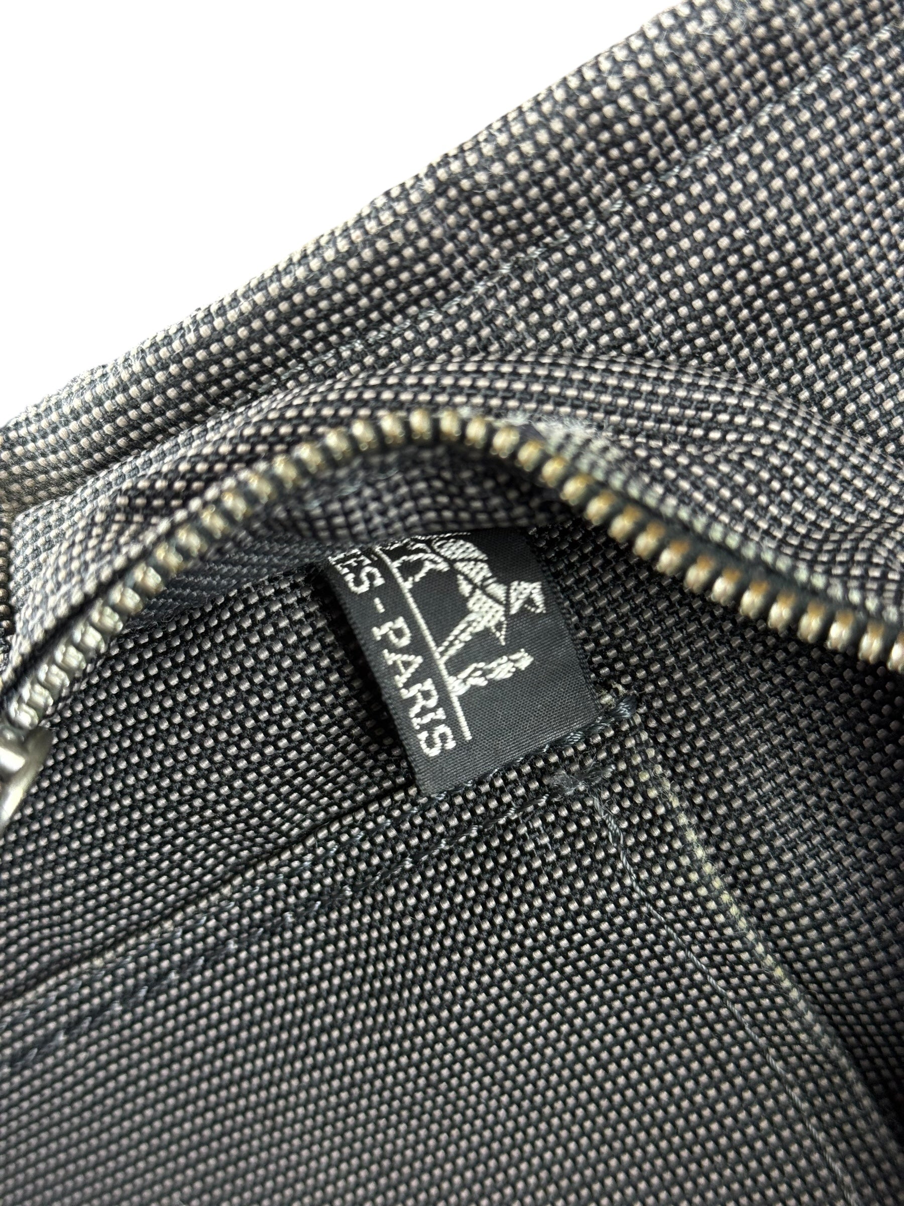 Hermes Herline Grey M Canvas Tote