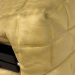Chanel Beige Lambskin Chocolate Bar Frame Handbag 2002