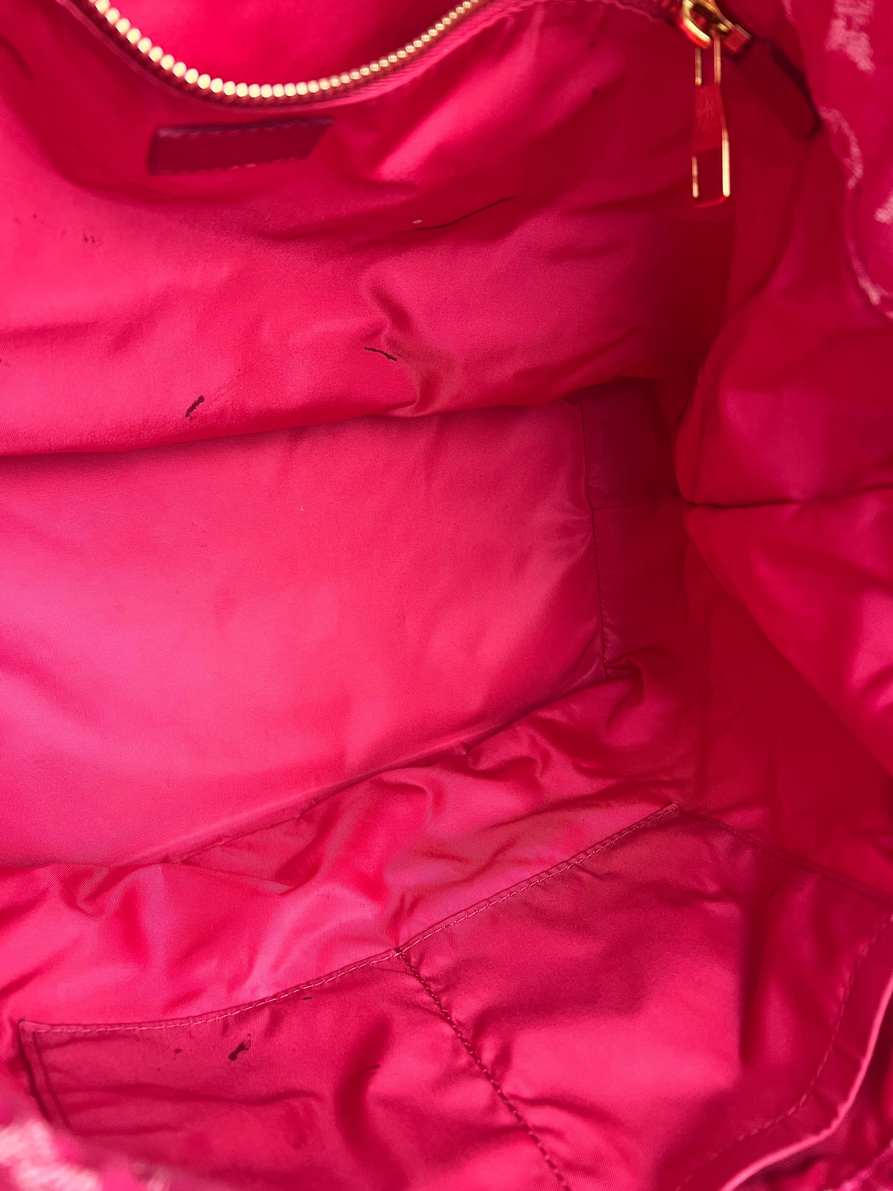 Louis Vuitton Monogram Denim Noefull MM Tote Pink