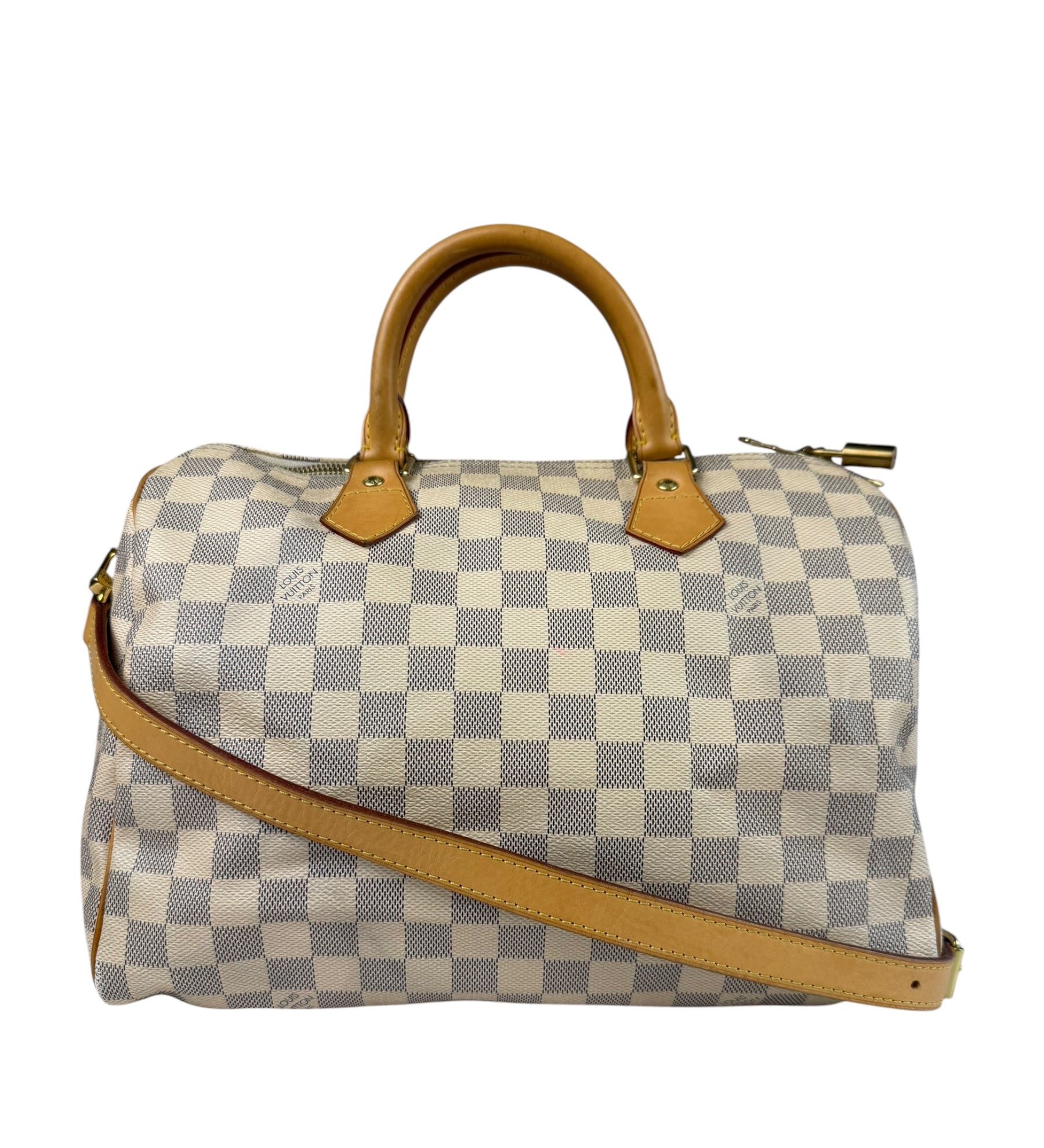 Louis Vuitton Damier Azur Speedy 30 Bandouliere