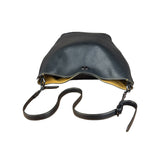 Coach Pebbled Leather Shoulder Bag Black Turn-Lock