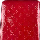 Louis Vuitton Red Leather Monogram Vernis Bellevue Handbag PM
