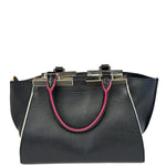 Fendi Black Leather 3 Jours Two-Way Bag