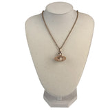 Vivienne Westwood Oval Crystal Stone Medallion Pendant Necklace
